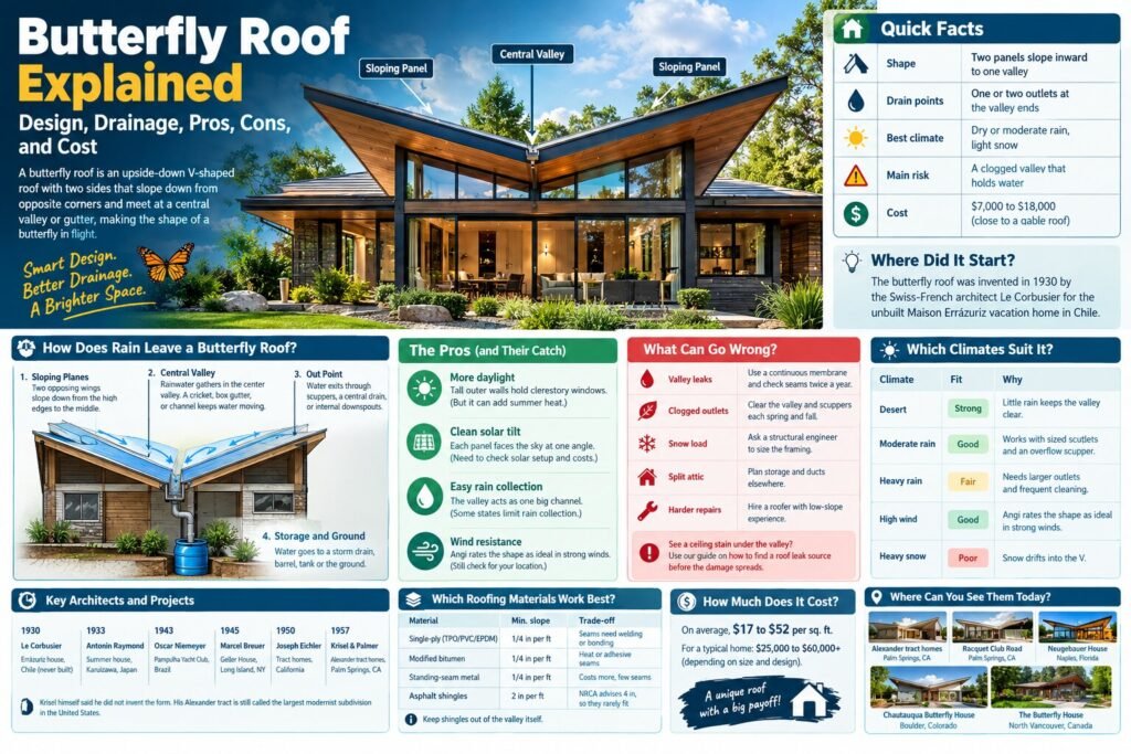Butterfly Roof Explained - housecomfortsolution.com Butterfly Roof Explained